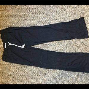 Rosy Oceanside Wide Leg Drawstring Pants